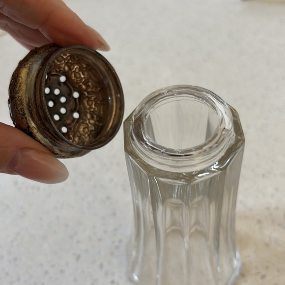 Pretty Vintage Sugar Shaker W/ Decorative Screw Top - Picture 6 of 6